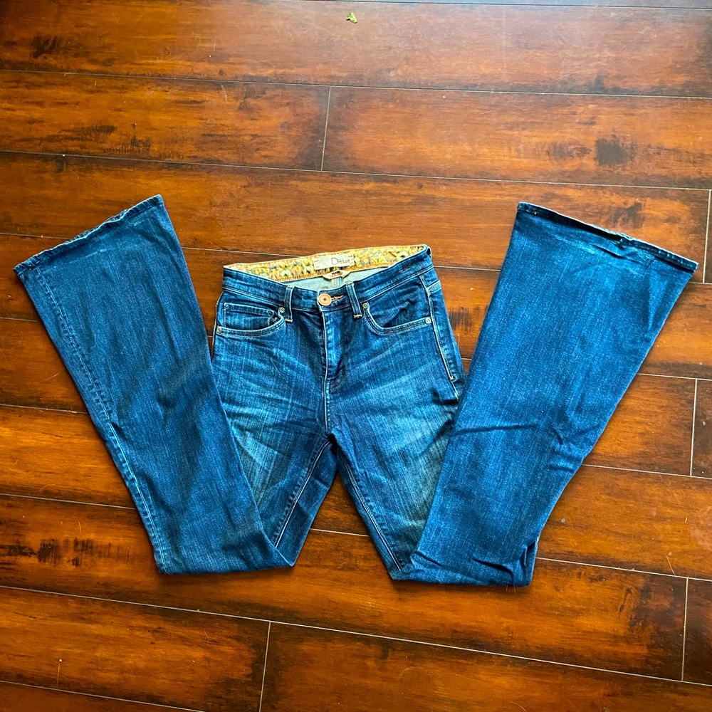 DITTOS high waisted flares🩵💚💛